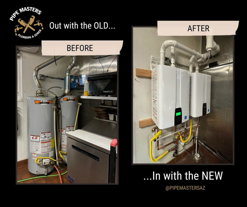 Tankless water heaters