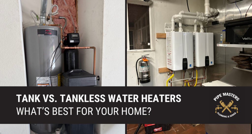 Tank vs. Tankless Water Heaters